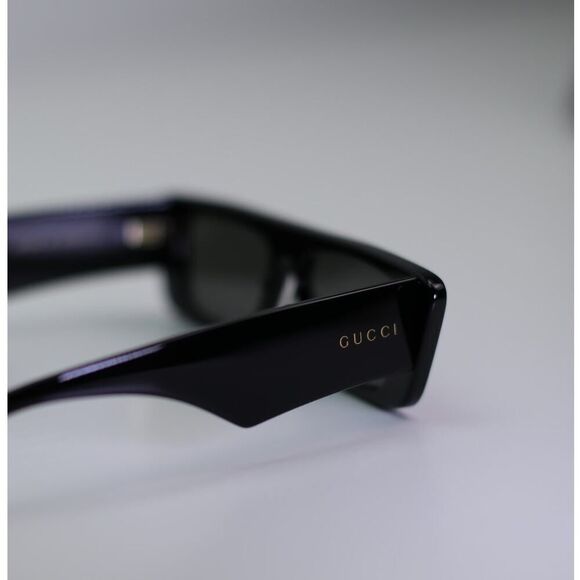 NEW Gucci Sunglasses GG1331S 001 Black Grey Unisex Authentic - Picture 6 of 12